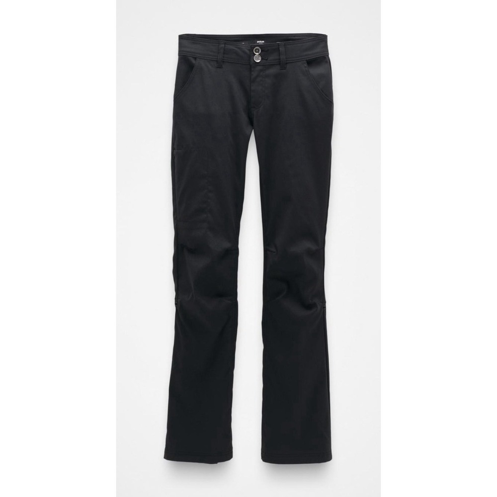 PrAna Size 6 Black Halle Low Rise Bootcut 2+ Stretch Nylon Hiking Pants UPF 50